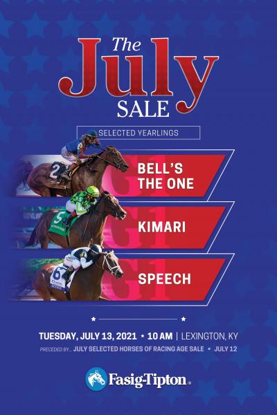 Fasig-Tipton 2021 July Sale Cover