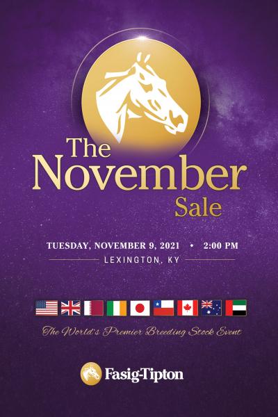 2021 November Fasig Tipton Sale Cover