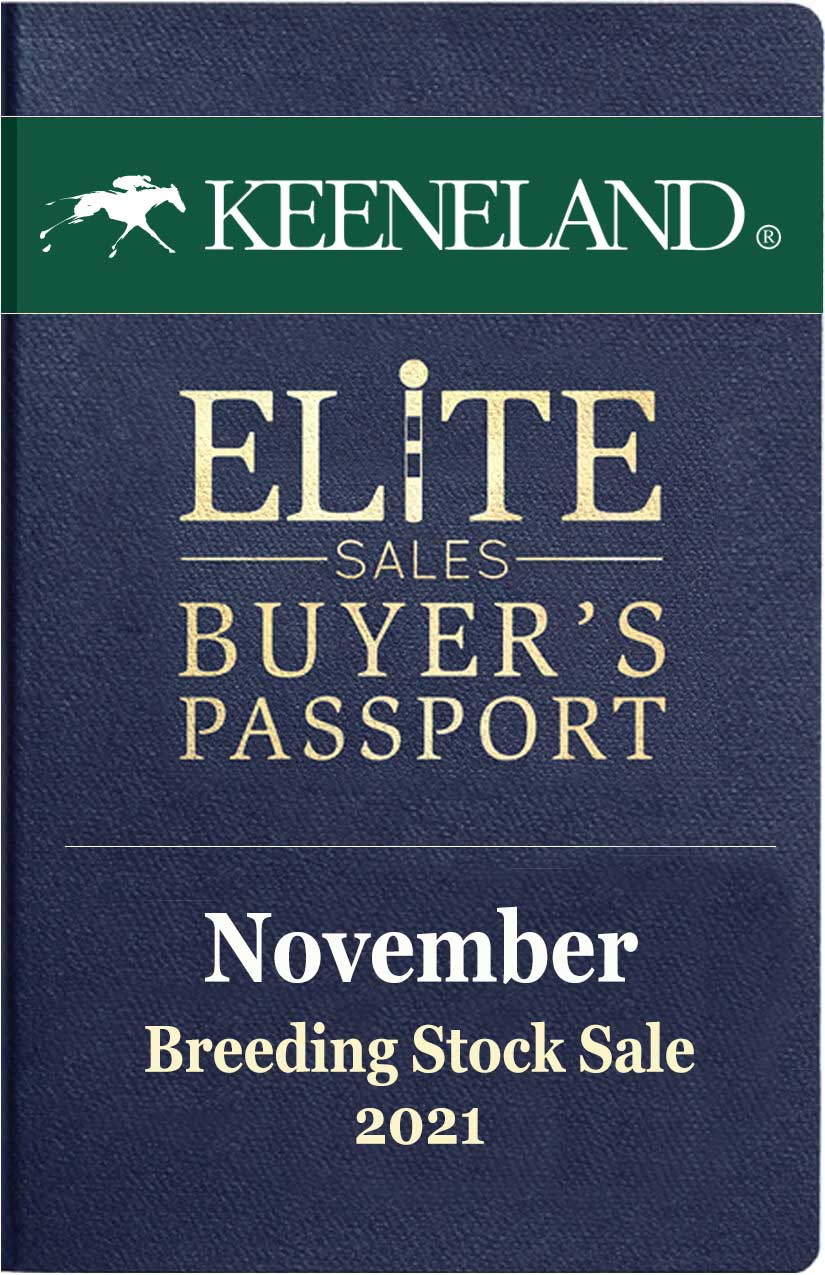 Keeneland November 2021 Breeding Stock Sale Passport Photo